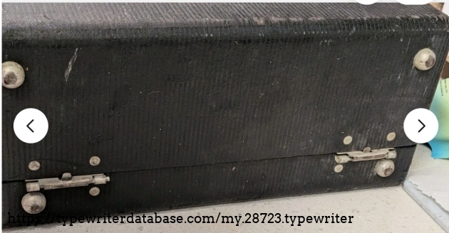 Rear of case.