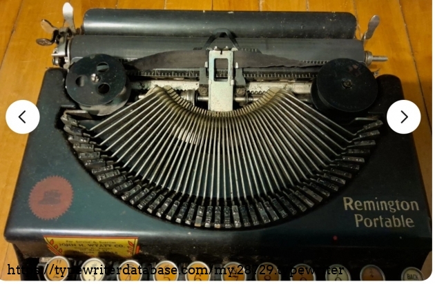 Type basket and carriage.