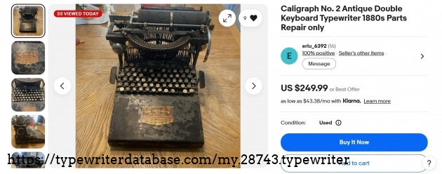 eBay main listing view.
