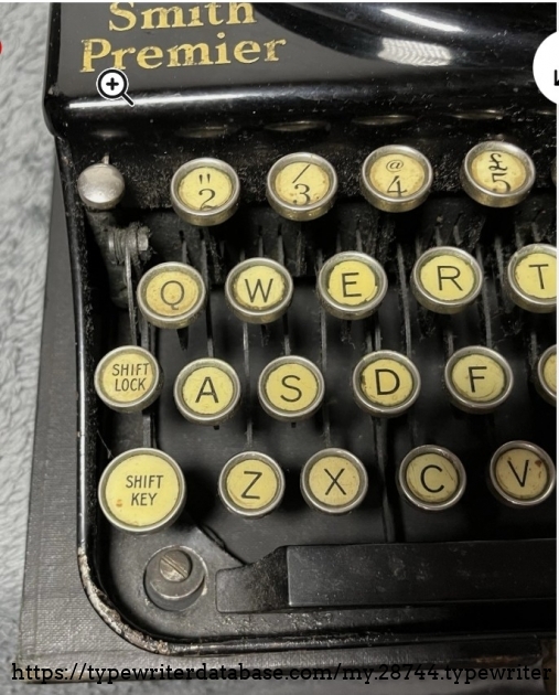 Keyboard, left-end.