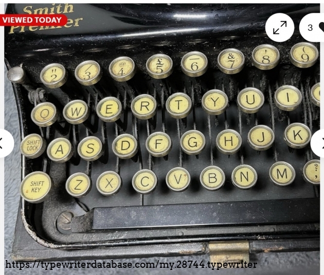 Keyboard, left-central.