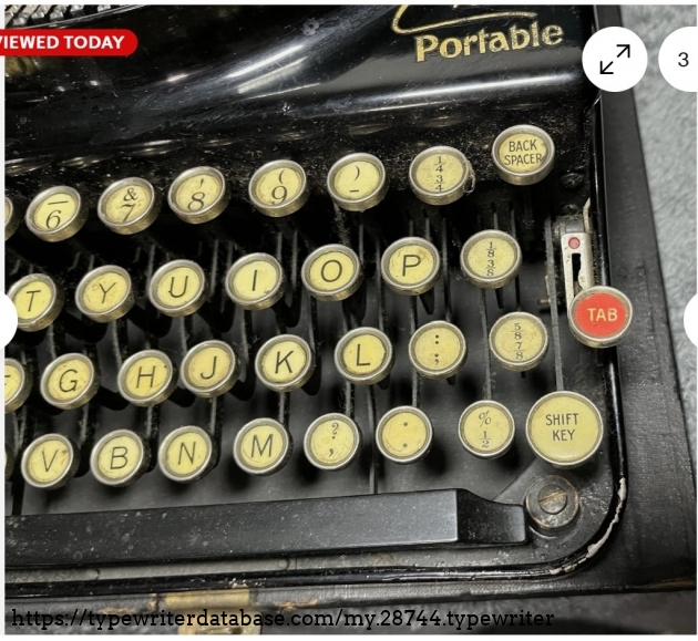 Keyboard, right-end.