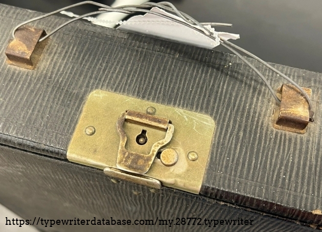Case latch detail.