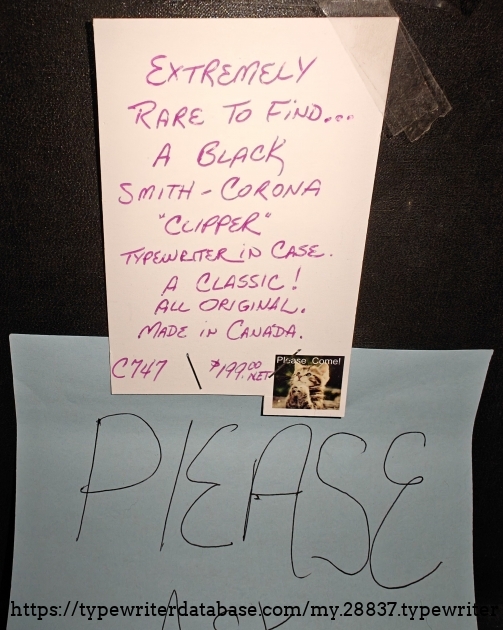Dealer's note.