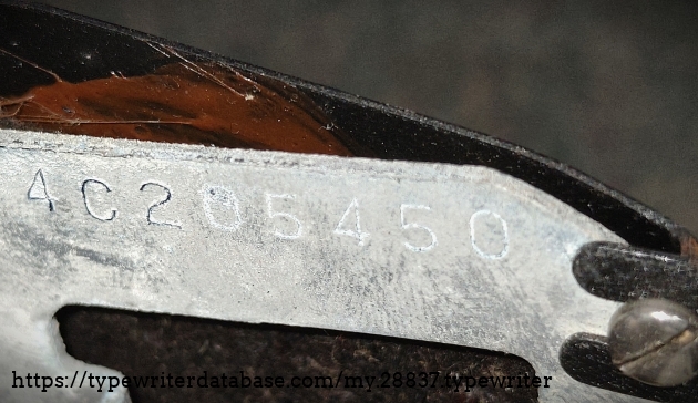 Serial number.