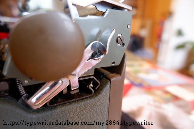 Carriage lock lever