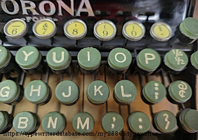 Keyboard, center-right detail.