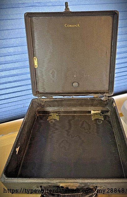 Opened case.