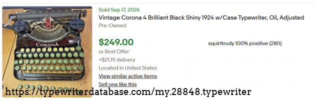 eBay sold listing page.