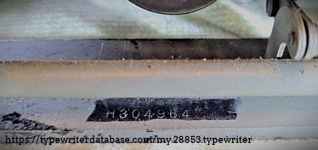 Serial number.