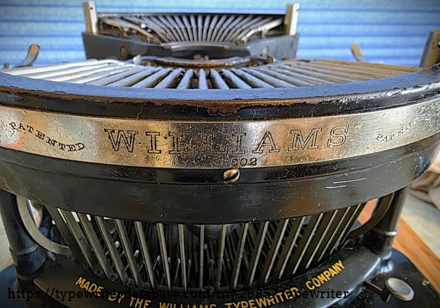 Front close-up showing serial number.