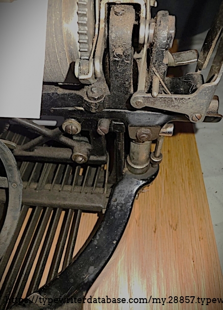 Right carriage end.