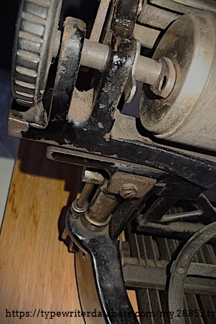 Left carriage end.