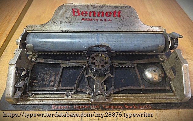 Front view with keyboard removed.