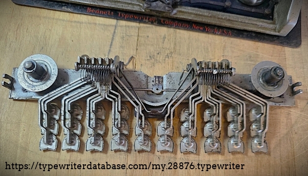 Underside of detached keyboard.