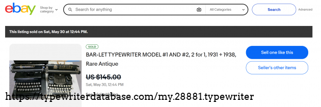 eBay sold listing page.