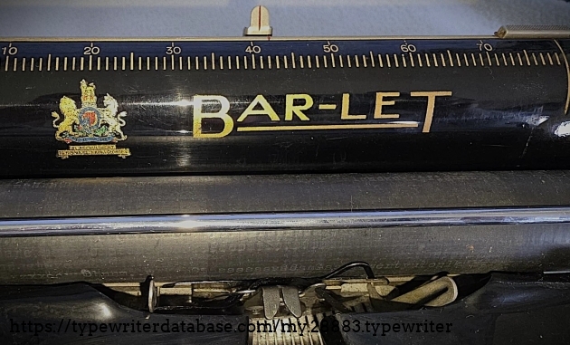 Paper table decal.