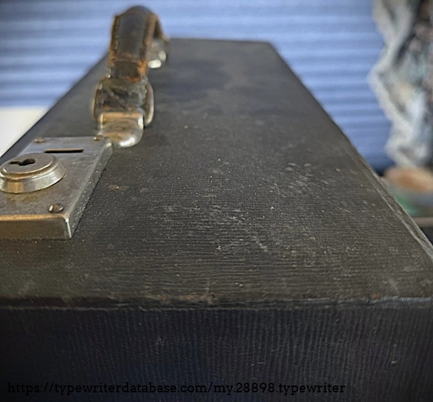 Case front and latch.