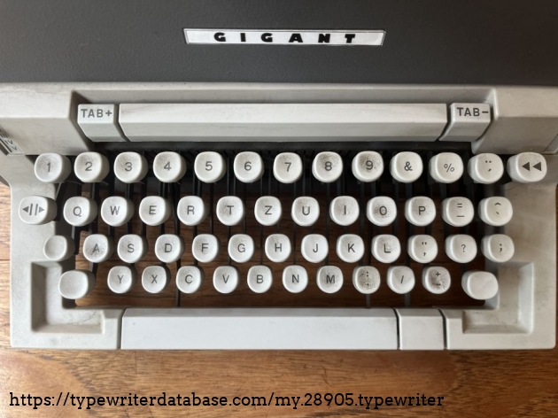 Detail: keyboard