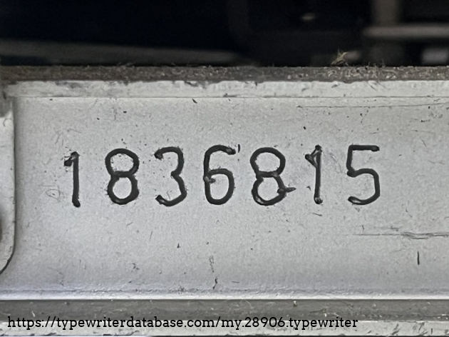 Detail: serial no. 1.836.815