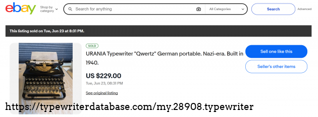 eBay sold listing page.