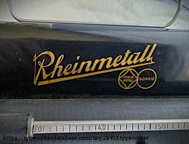 Paper table decal.