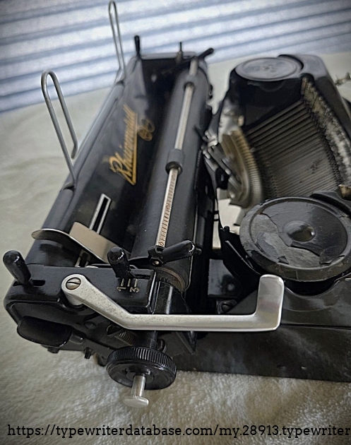 Left carriage end.