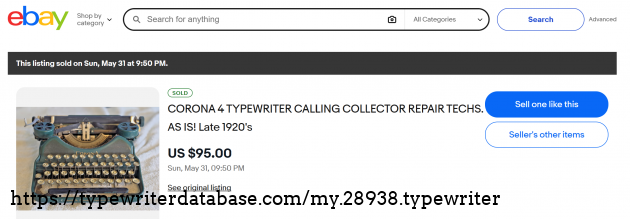 eBay sold listing page.