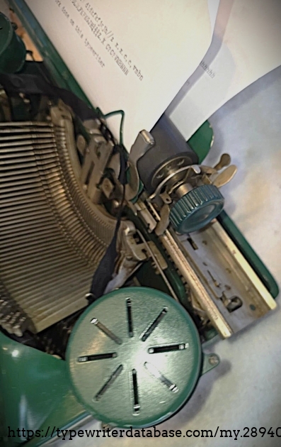 Right carriage end.