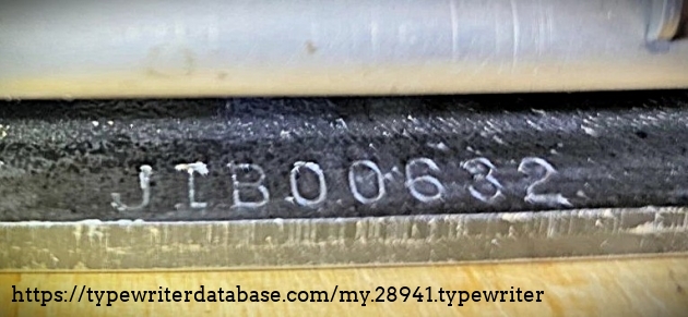 Serial number.