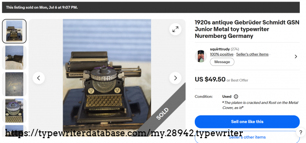 eBay main listing page.
