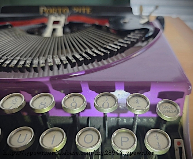 Front right with serial number.