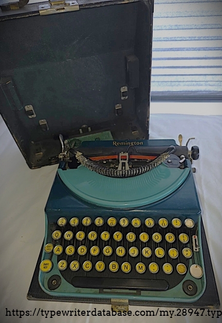 Front with case.