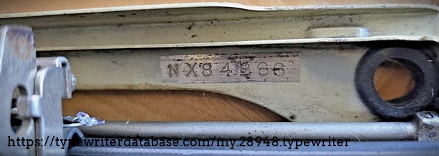 Serial number.