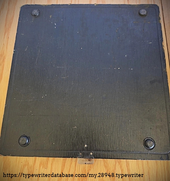 Underside of case base.