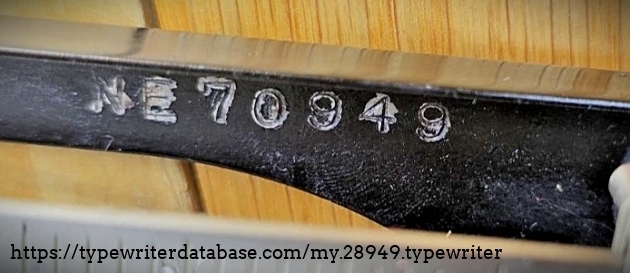 Serial number.