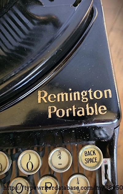 Remington name decal.