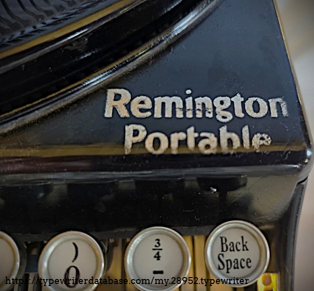 Remington name decal.