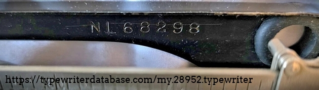 Serial number.