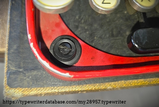 Forward left foot attachment point.