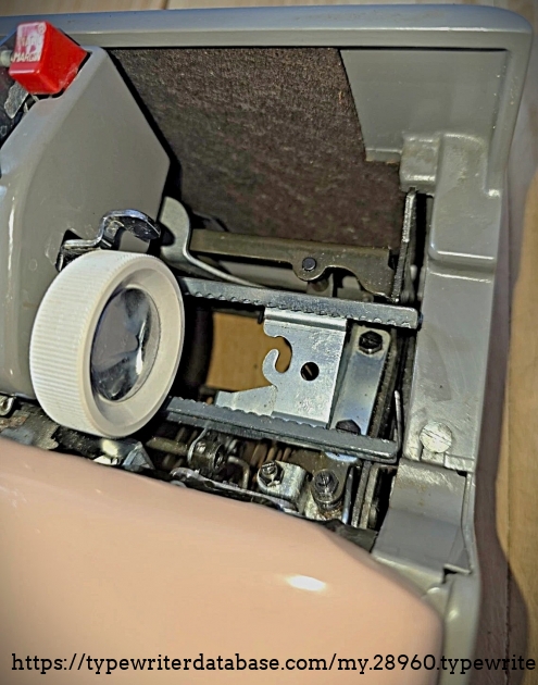 Right carriage end.