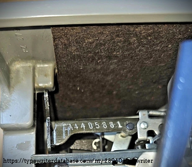 Serial number.