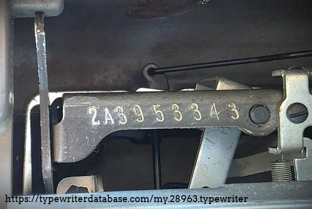 Serial number.