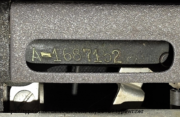 Serial number.