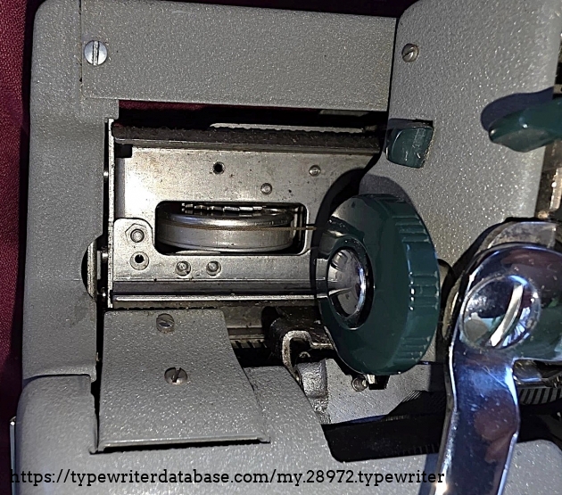 Left carriage end, top-down.