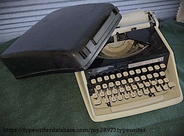Machine with case.