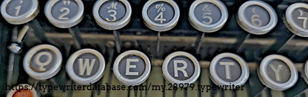 Keyboard detail showing QWERTY arrangement.