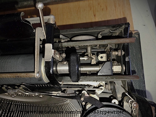 Right carriage end.