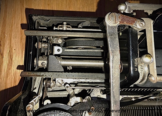 Left carriage end.