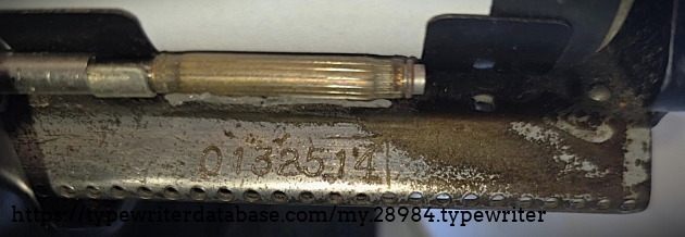 Serial number.